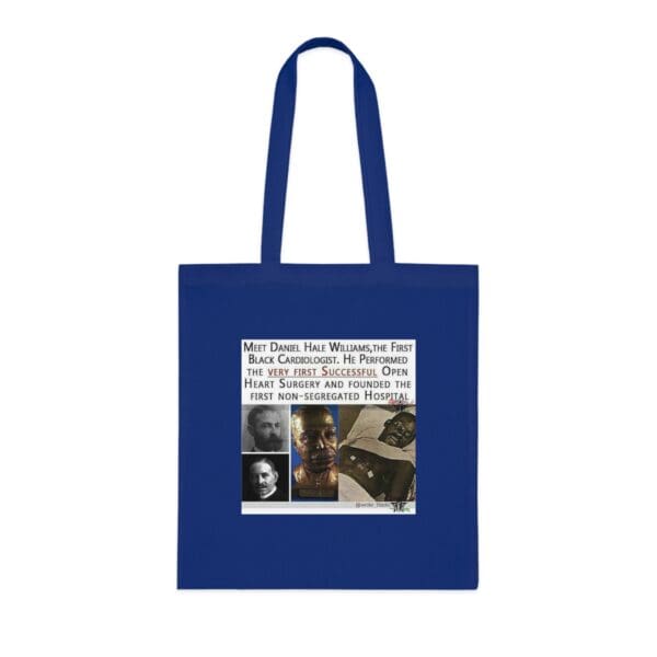 Cotton Canvas Tote Bag Heart of a Pioneer—Carry the Legacy of Daniel Hale Williams” - Image 13