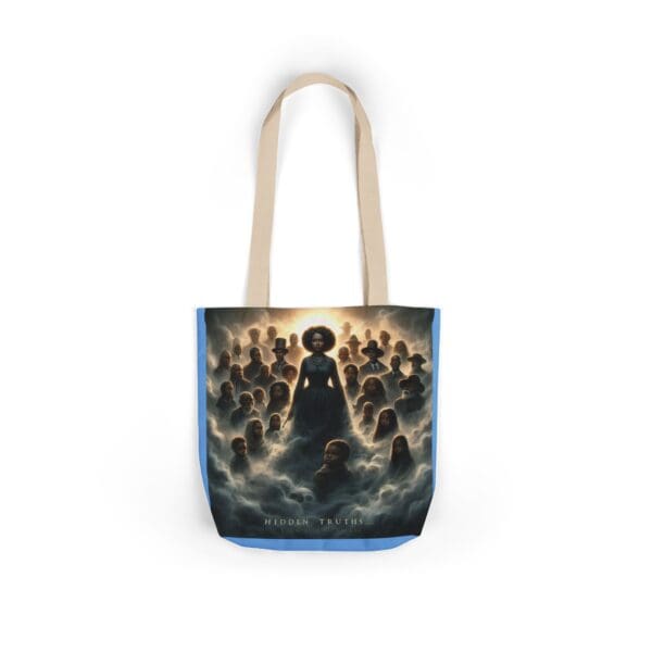 Tote Bag (AOP) "Echoes in the Mist. Strength in Hand. - Image 2
