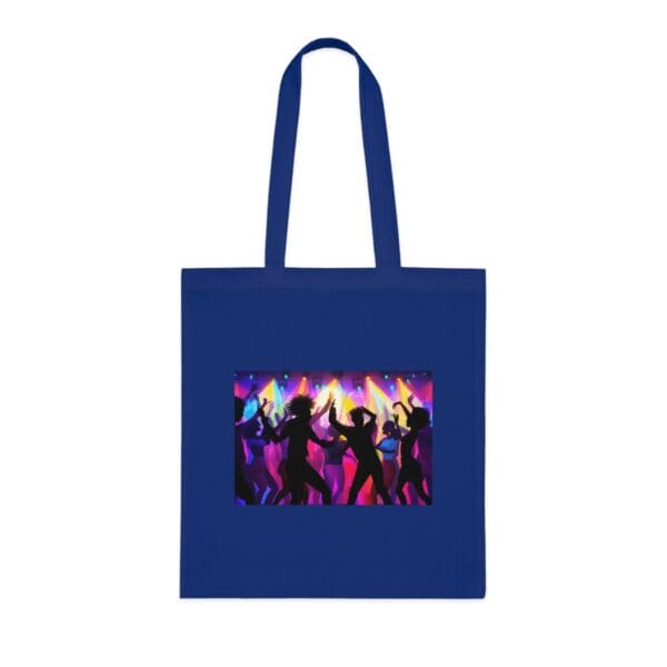 Organic Canvas Tote Bag Vibrant Nightlife Celebration" Canvas Bag - Image 13