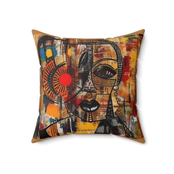 Bohemian Art Square Pillow - Colorful Decorative Cushion for Unique Home Decor Bold colors. Cozy comfort. Effortless style. - Image 7
