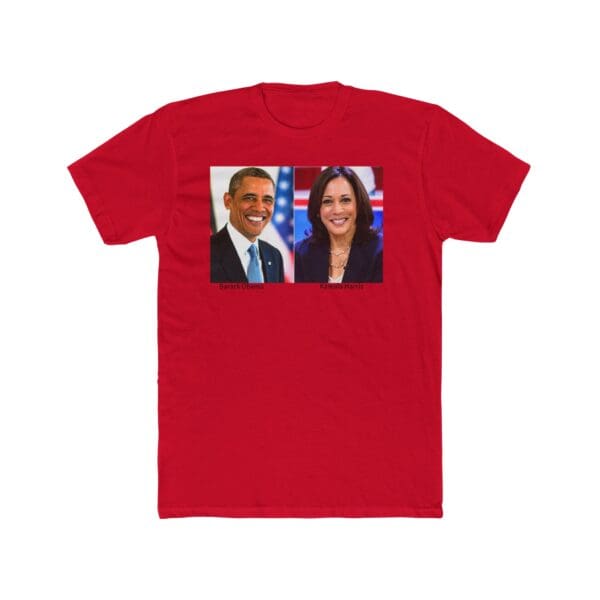 Unisex Cotton Crew Tee "First Black President, First Woman VP—A Legacy of Change" - Image 34