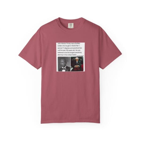 Unisex Garment-Dyed T-shirt "John Morton-Finney: Eleven Degrees, One Unbreakable Spirit." - Image 61