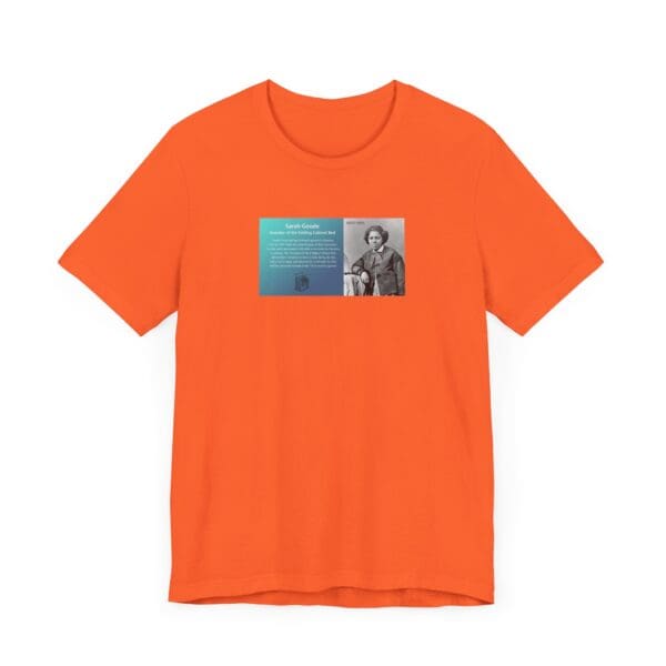 Unisex Jersey Short Sleeve Tee  "Sarah E. Goode: The Mind That Transformed Space" - Image 7