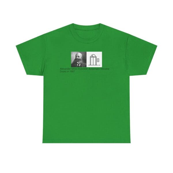 Unisex Heavy Cotton Tee "Alexander Miles: Elevating Innovation, One Step at a Time." - Image 44