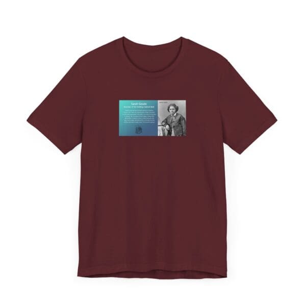 Unisex Jersey Short Sleeve Tee  "Sarah E. Goode: The Mind That Transformed Space" - Image 51