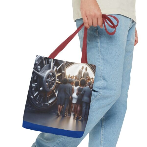 Tote Bag (AOP) "The vault opens. The stories remain." - Image 15