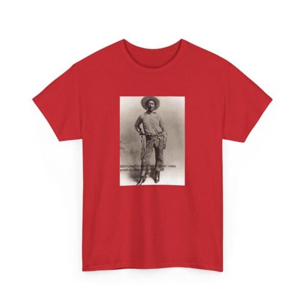 Unisex Heavy Cotton Tee "Bill Pickett: The Bulldogging Legend Lives On." - Image 47