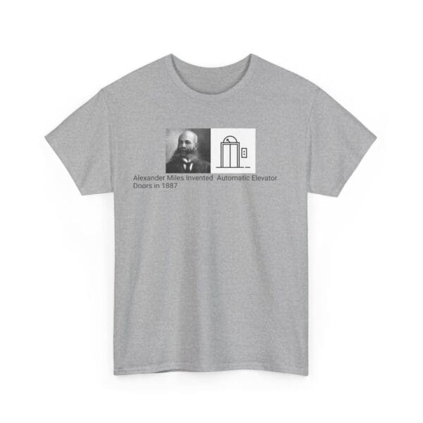 Unisex Heavy Cotton Tee "Alexander Miles: Elevating Innovation, One Step at a Time." - Image 22