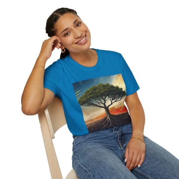 Unisex Softstyle T-Shirt with Inspirational Tree Design - Nature Lover Gift - Image 51