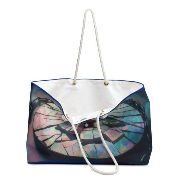 Elegant Artistic Weekender Bag – Unique Mosaic Design for Travel & Leisure "Where Function Meets Fashion." - Image 3