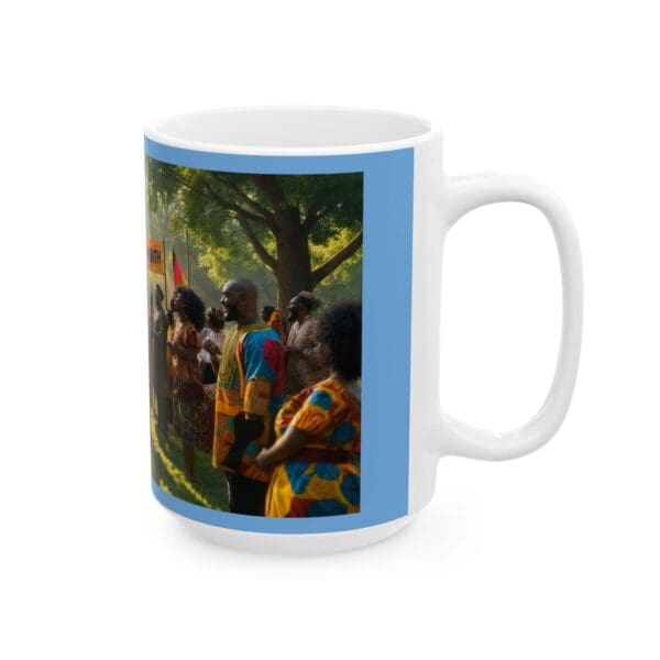 Ceramic Mug, (11oz, 15oz) A Banner of Pride, A March for Change" - Image 8