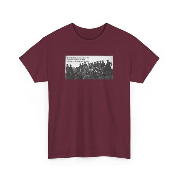 Unisex Heavy Cotton Tee "Buffalo Soldiers—The Backbone of the Frontier" - Image 27