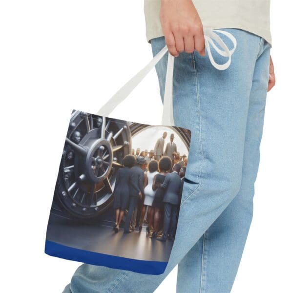 Tote Bag (AOP) "The vault opens. The stories remain." - Image 27