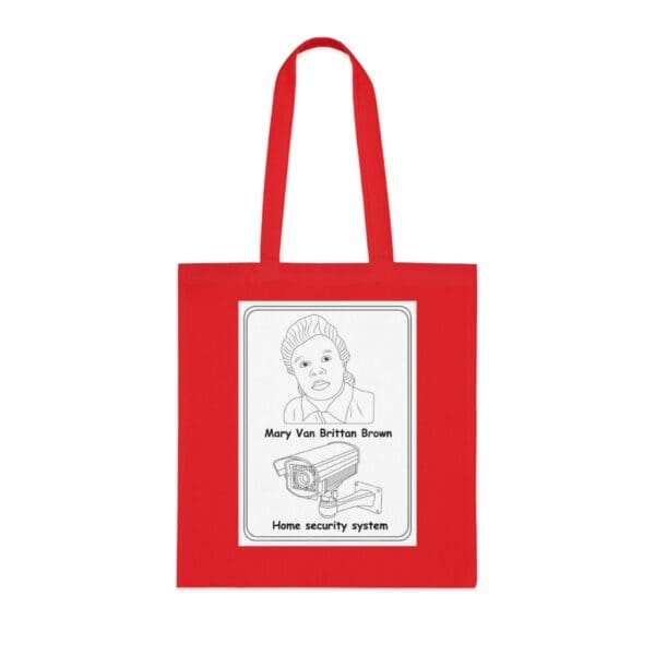 Cotton Canvas Tote Bag "Invent the Future – Wear the Legacy of Marie Van Brittan Brown" - Image 25