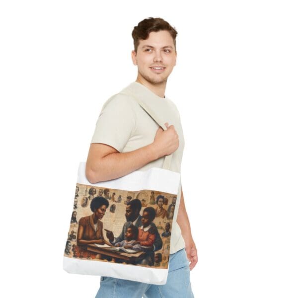 Tote Bag (AOP) Wear the Story. Teach the Truth.” - Image 47