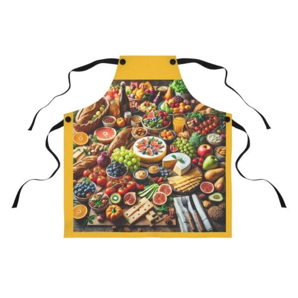 Apron (AOP) "Cooking with Color, Serving with Culture."