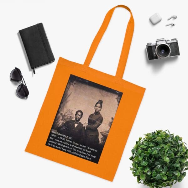 Cotton Canvas Tote Bag "Sundance Kid & Etta Place: Ride with Outlaw Legends!" - Image 9