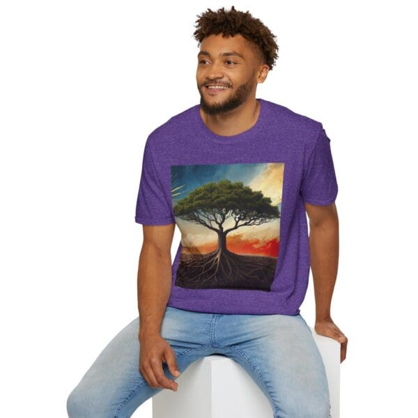 Unisex Softstyle T-Shirt with Inspirational Tree Design - Nature Lover Gift - Image 69