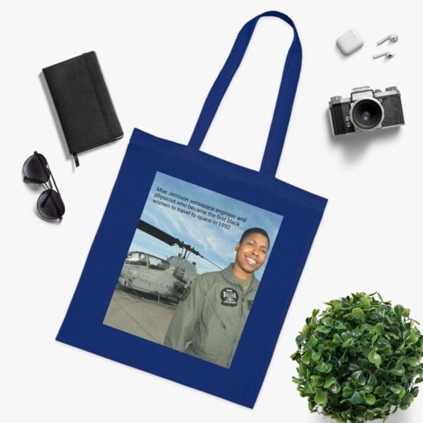Cotton Canvas Tote Bag "Dream. Dare. Discover — Carry the Legacy of Mae Jemison" - Image 19