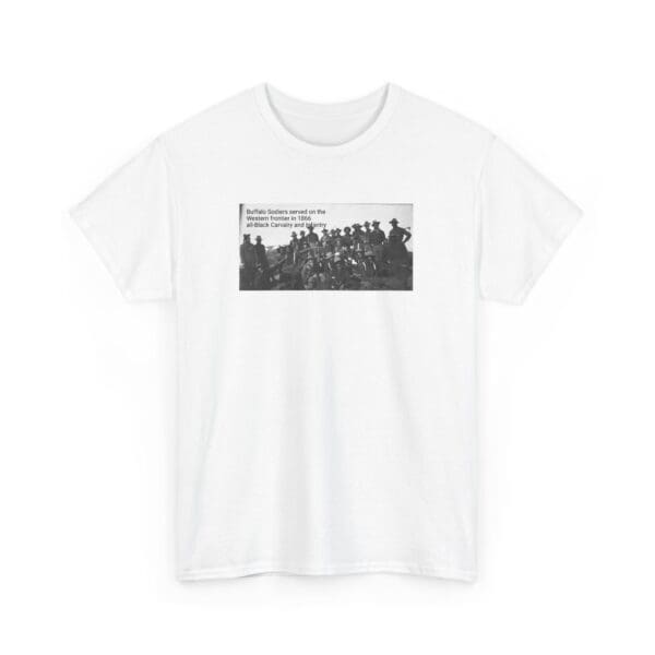 Unisex Heavy Cotton Tee "Buffalo Soldiers—The Backbone of the Frontier" - Image 3