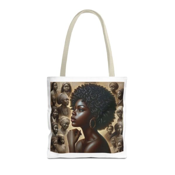 Tote Bag (AOP) "A gaze unbroken. A legacy unshaken." - Image 41