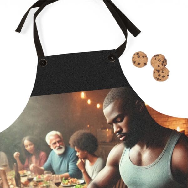 Apron (AOP) 🔥 "Grill. Gather. Honor the Culture." - Image 2