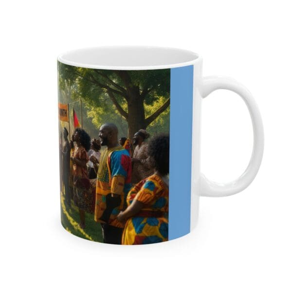 Ceramic Mug, (11oz, 15oz) A Banner of Pride, A March for Change" - Image 4
