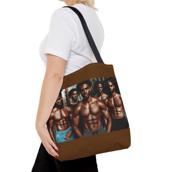 Tote Bag (AOP) "Strength in stance. Power in legacy." - Image 8