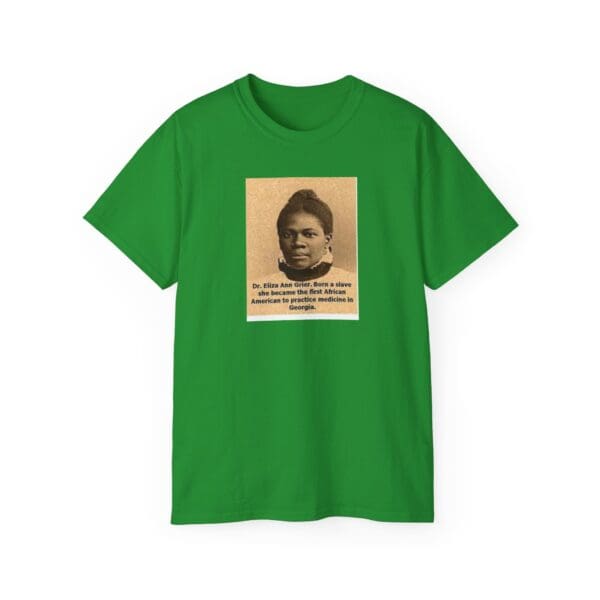 Unisex Ultra Cotton Tee "Dr. Eliza Ann Grier: From Cotton Fields to Medical Excellence." - Image 25