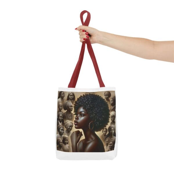 Tote Bag (AOP) "A gaze unbroken. A legacy unshaken." - Image 16