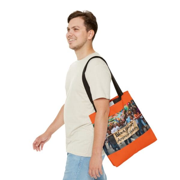 Tote Bag (AOP) “The Banner Speaks. Their Voices Rise.” - Image 7