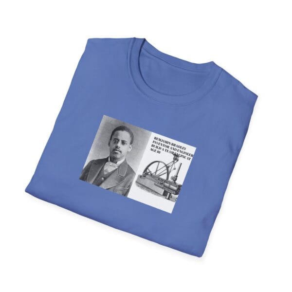 Unisex Softstyle T-Shirt "Benjamin Bradley: Steam Power, Genius, and Resilience." - Image 36