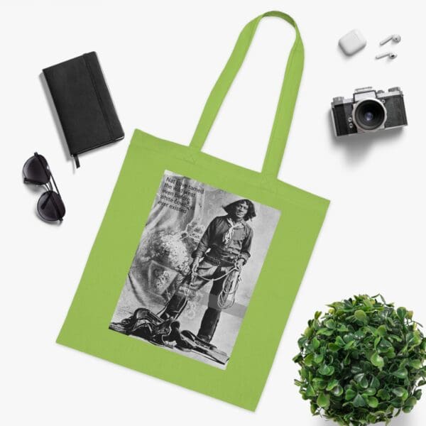 Cotton Canvas Tote Bag "Ride with Legacy – Carry Nat Love’s Spirit" - Image 12