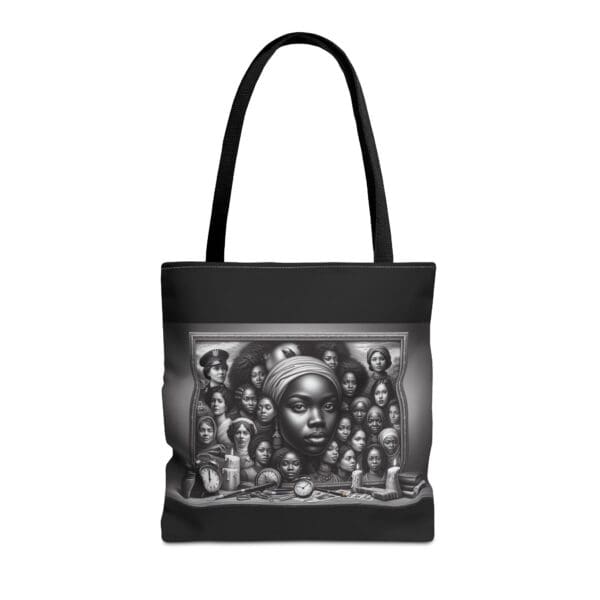 Tote Bag (AOP) “One Woman’s Strength. Generations Stand Behind Her.” - Image 3
