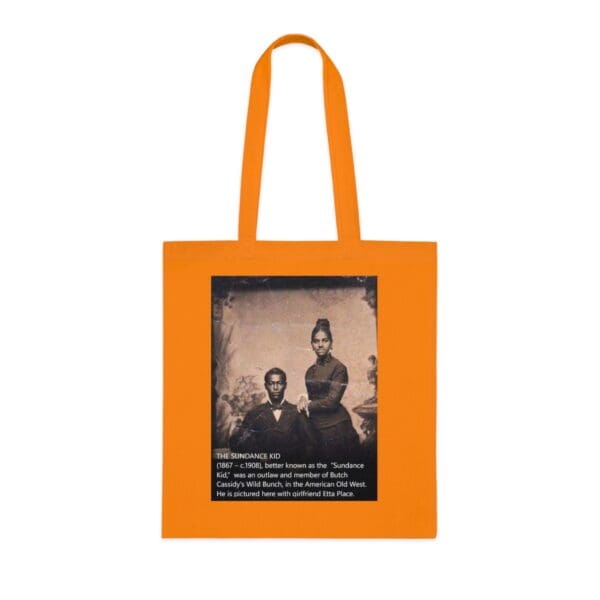 Cotton Canvas Tote Bag "Sundance Kid & Etta Place: Ride with Outlaw Legends!" - Image 7
