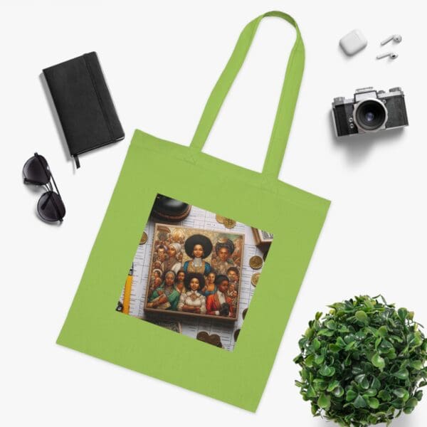 Cotton Canvas Tote Bag "A Vision of Strength—Wear Your Inspiration - Image 12