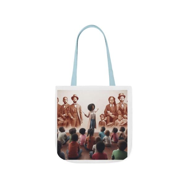 Natural Tote Bag "Pointed toward history, carried into the future." - Image 29