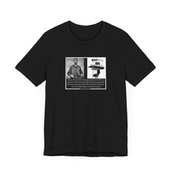 Unisex Jersey Short Sleeve Tee "Thomas L. Jennings: First Black Patent Holder, Forever a Trailblazer" - Image 15