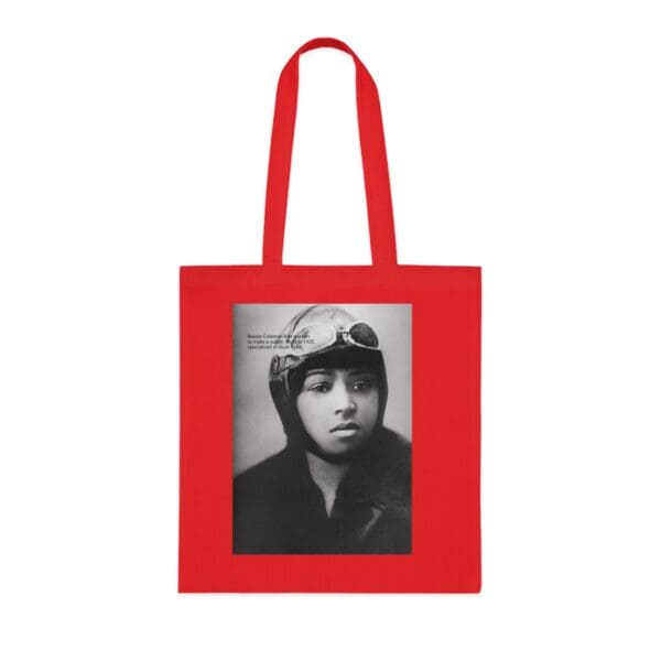 Cotton Canvas Tote Bag "Soar Boldly – Carry the Legacy of Bessie Coleman" - Image 25