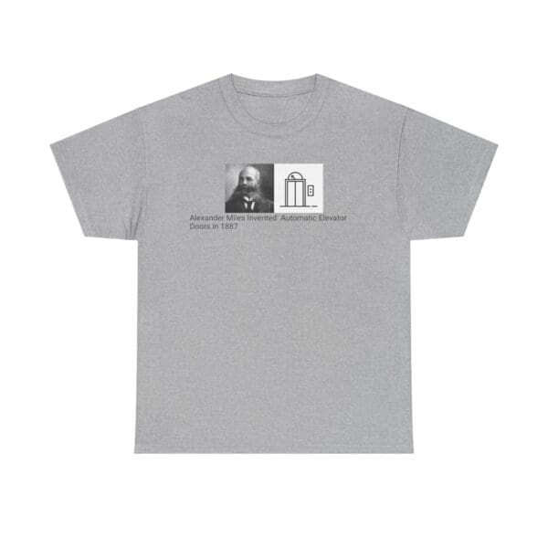 Unisex Heavy Cotton Tee "Alexander Miles: Elevating Innovation, One Step at a Time." - Image 20