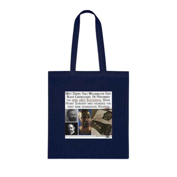 Cotton Canvas Tote Bag Heart of a Pioneer—Carry the Legacy of Daniel Hale Williams” - Image 16