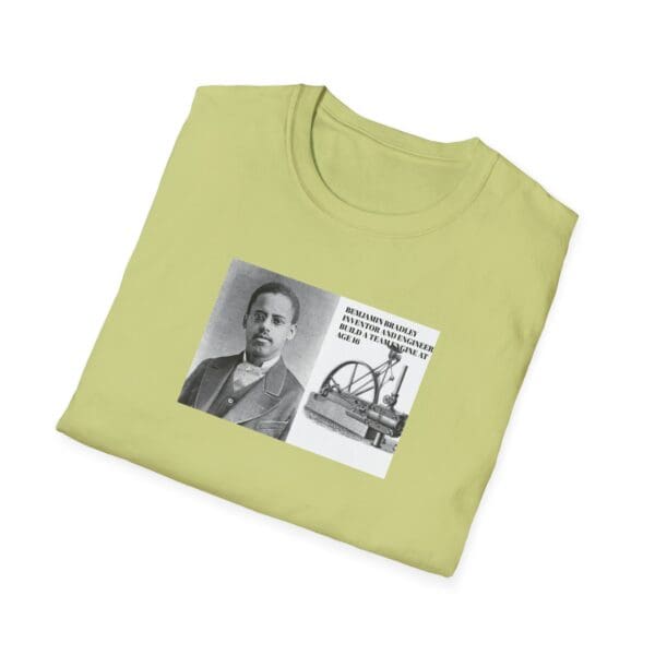 Unisex Softstyle T-Shirt "Benjamin Bradley: Steam Power, Genius, and Resilience." - Image 24