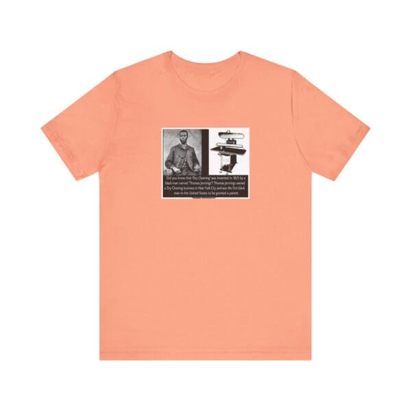 Unisex Jersey Short Sleeve Tee "Thomas L. Jennings: First Black Patent Holder, Forever a Trailblazer" - Image 17