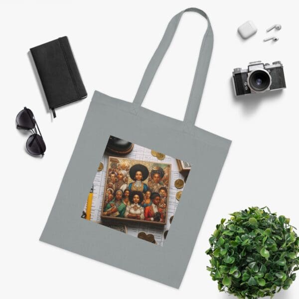 Cotton Canvas Tote Bag "A Vision of Strength—Wear Your Inspiration - Image 6