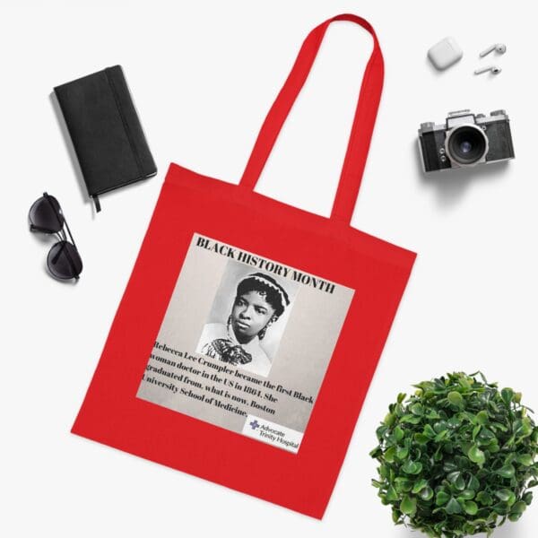 Cotton Canvas Tote Bag "Heal History – Carry Rebecca Lee Crumpler’s Legacy" - Image 27