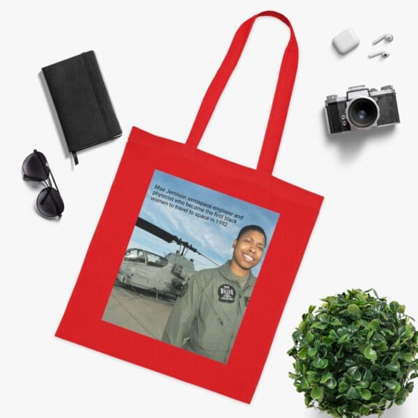 Cotton Canvas Tote Bag "Dream. Dare. Discover — Carry the Legacy of Mae Jemison" - Image 35