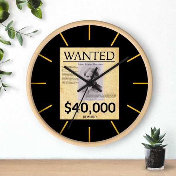 Wall Clock Harriet Tubman: Time for Freedom - Image 3