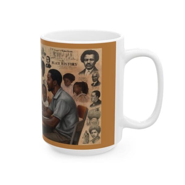 Ceramic Mug, (11oz, 15oz) Knowledge at the Table, Legacy in Their Hands" - Image 8