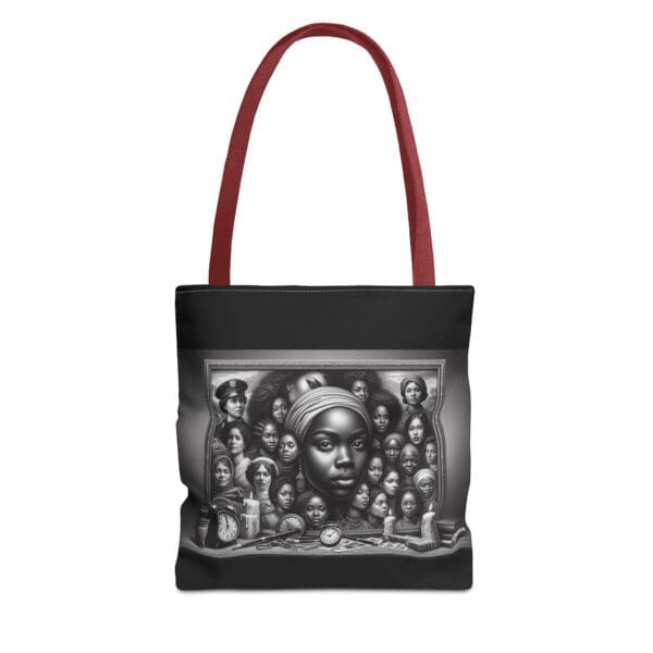 Tote Bag (AOP) “One Woman’s Strength. Generations Stand Behind Her.” - Image 7