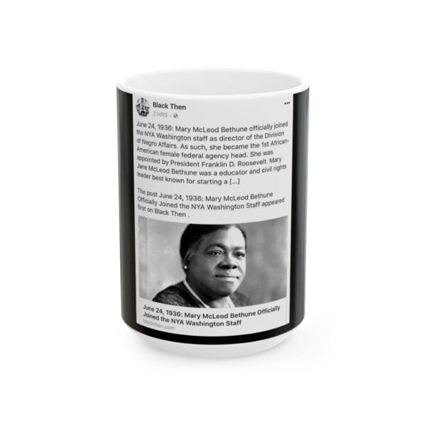 11oz 15oz Black Mug "Her Wisdom Built Schools, Her Vision Built Leaders - Image 5